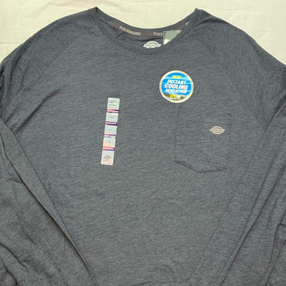 Dickies Men's Performance Cooling Long Sleeve Tee 3XL NWT Temp-iQ UV30